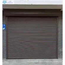 Puerta de obturador comercial de aluminio